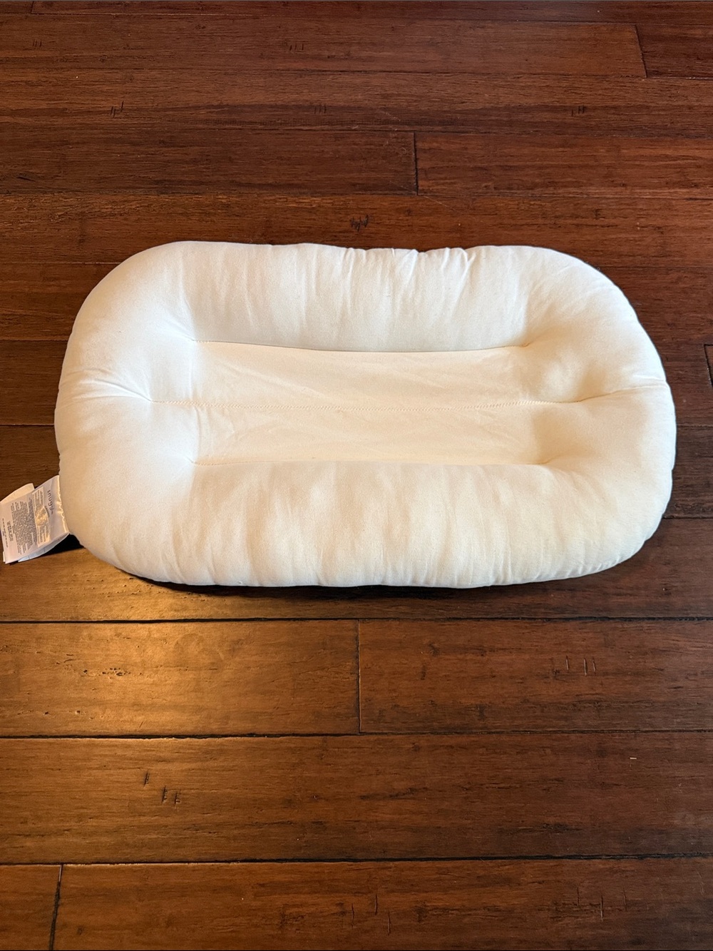Snuggle Me Organic Neutral Ivory Infant Lounger - Picture 2 of 4